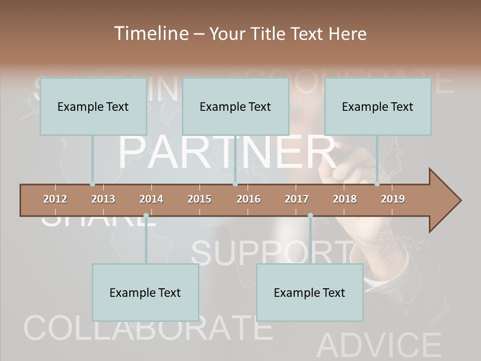 Pointing Text List PowerPoint Template