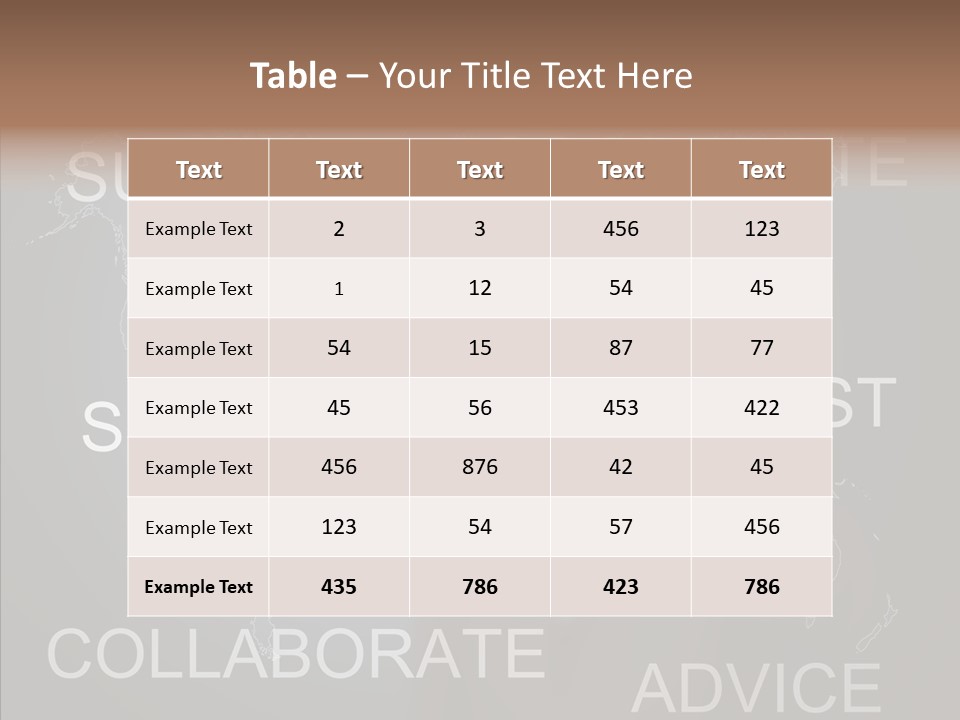 Pointing Text List PowerPoint Template
