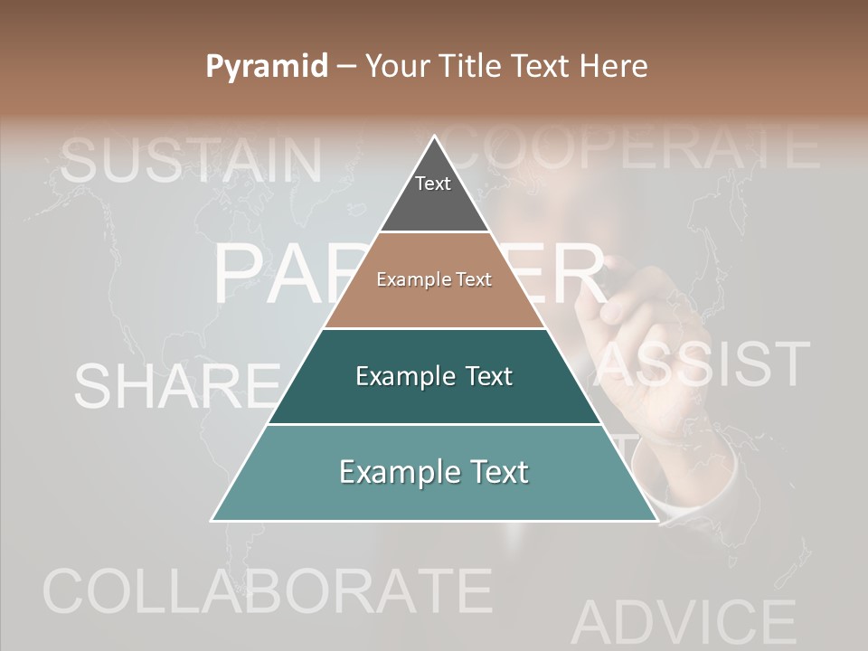 Pointing Text List PowerPoint Template