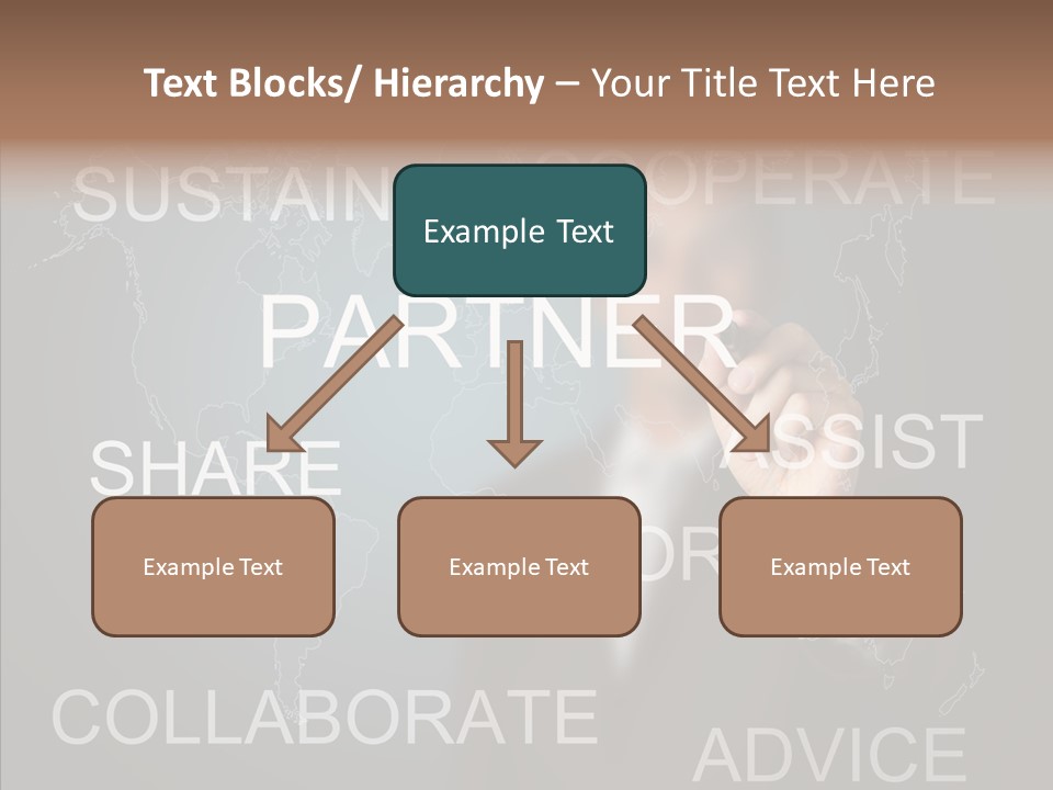 Pointing Text List PowerPoint Template