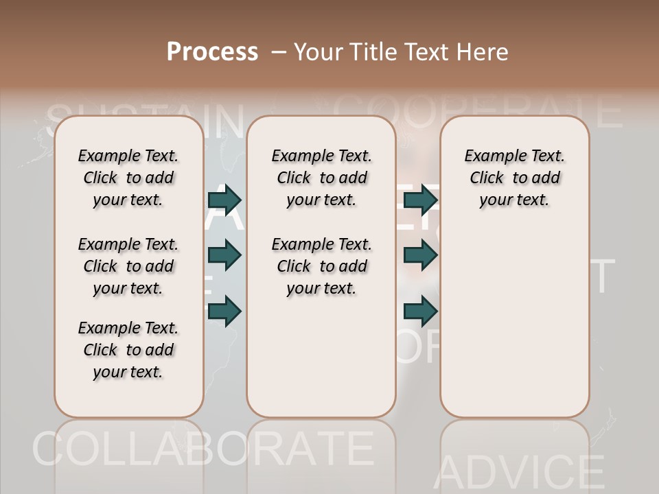 Pointing Text List PowerPoint Template