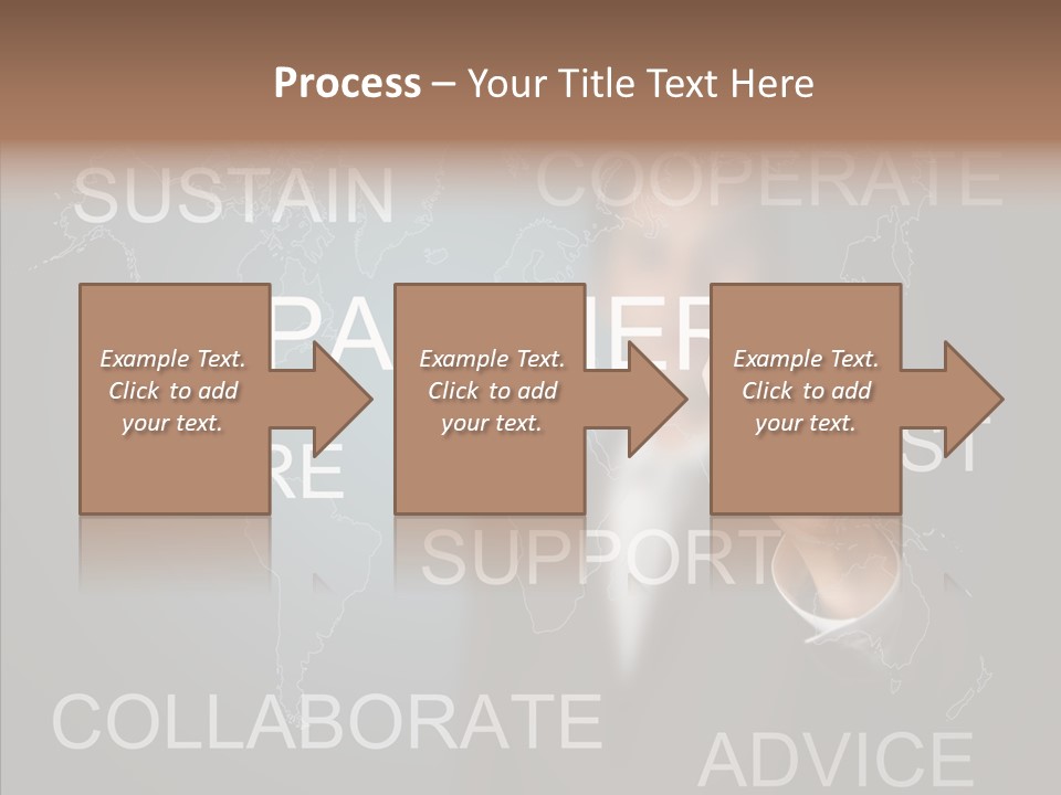 Pointing Text List PowerPoint Template