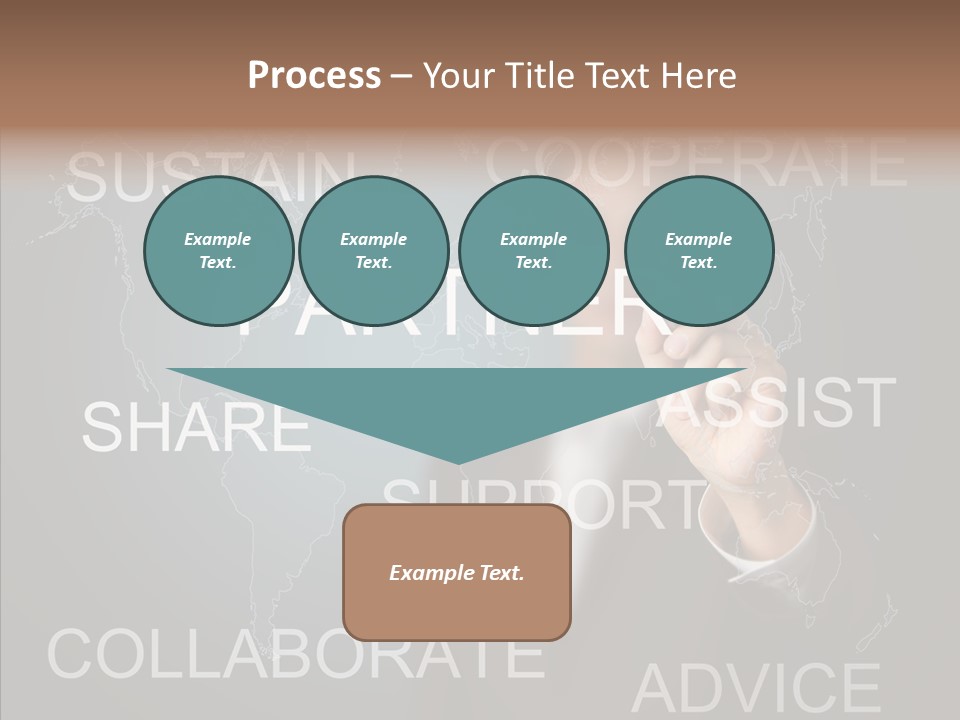 Pointing Text List PowerPoint Template