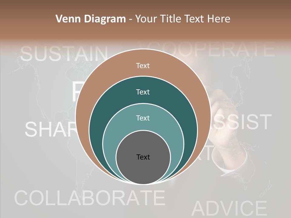 Pointing Text List PowerPoint Template