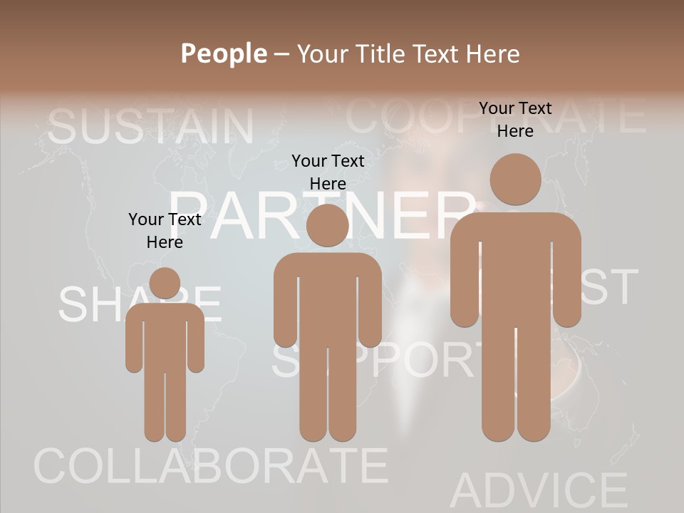 Pointing Text List PowerPoint Template