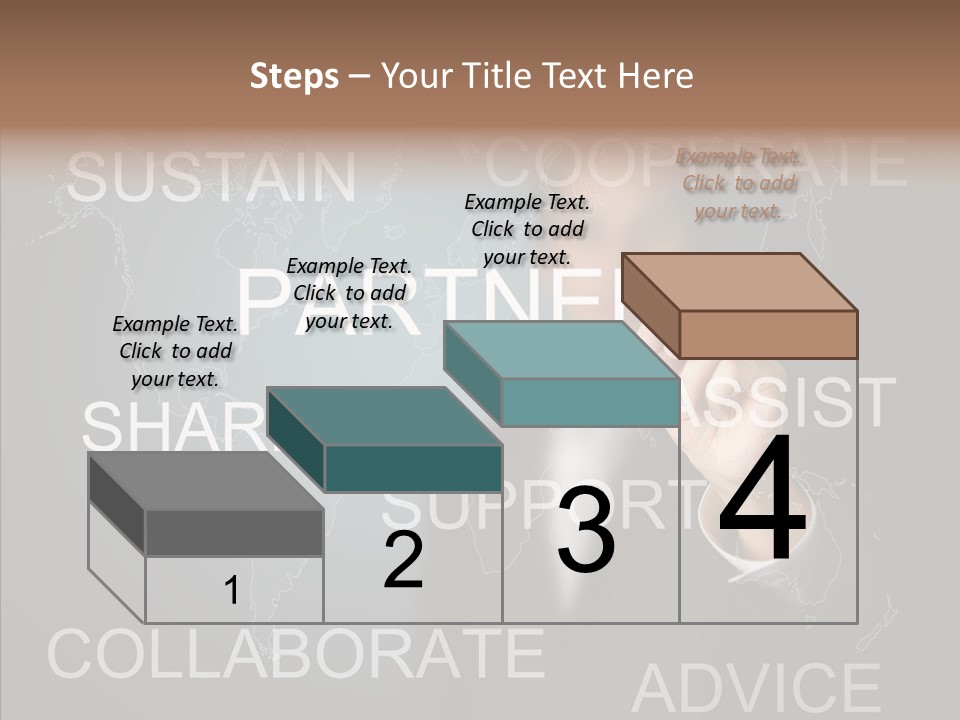 Pointing Text List PowerPoint Template