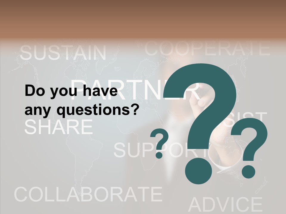 Pointing Text List PowerPoint Template