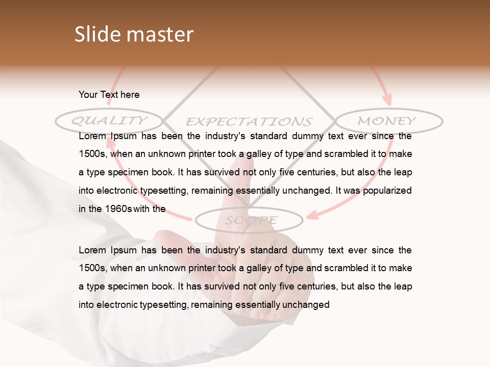 Project Teach Arm PowerPoint Template