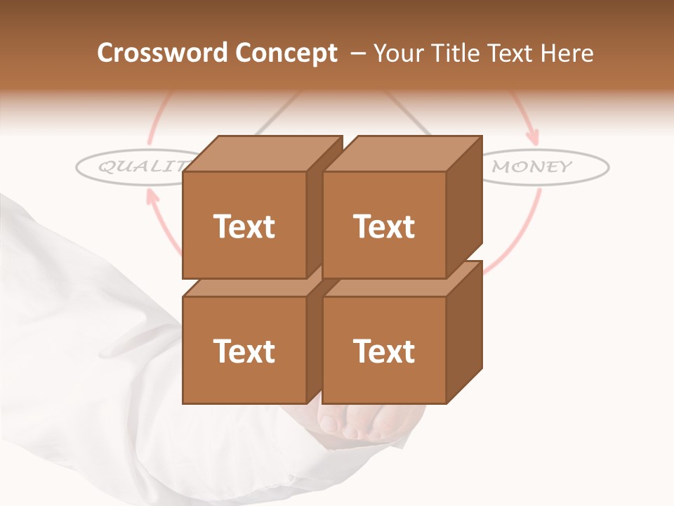 Project Teach Arm PowerPoint Template