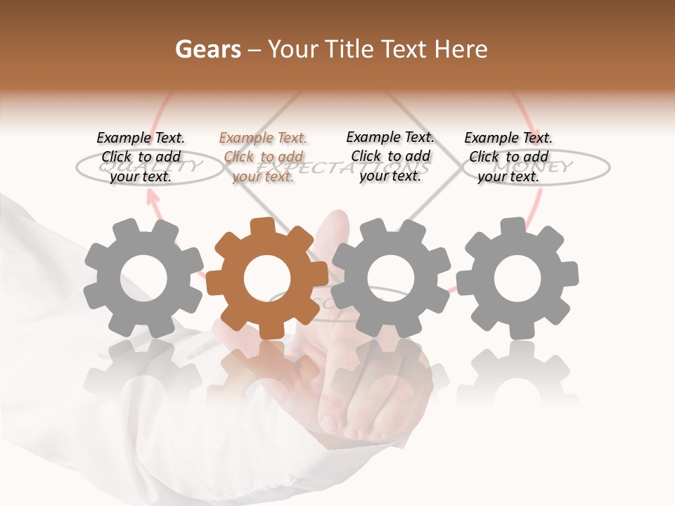 Project Teach Arm PowerPoint Template