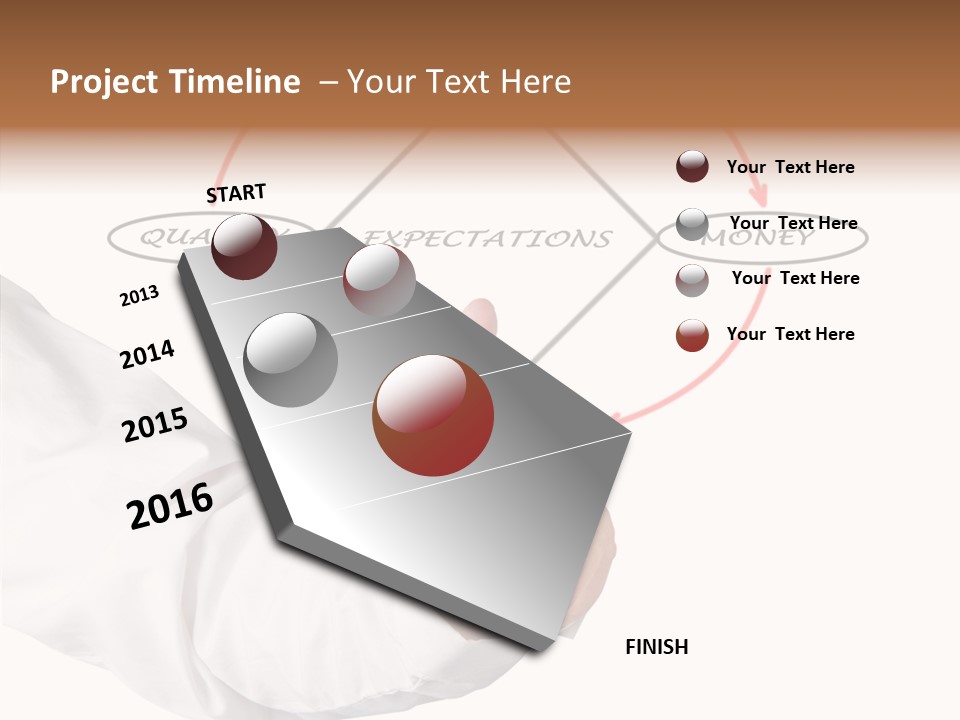 Project Teach Arm PowerPoint Template