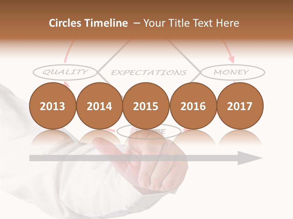 Project Teach Arm PowerPoint Template