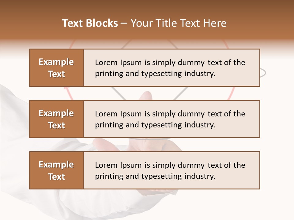 Project Teach Arm PowerPoint Template