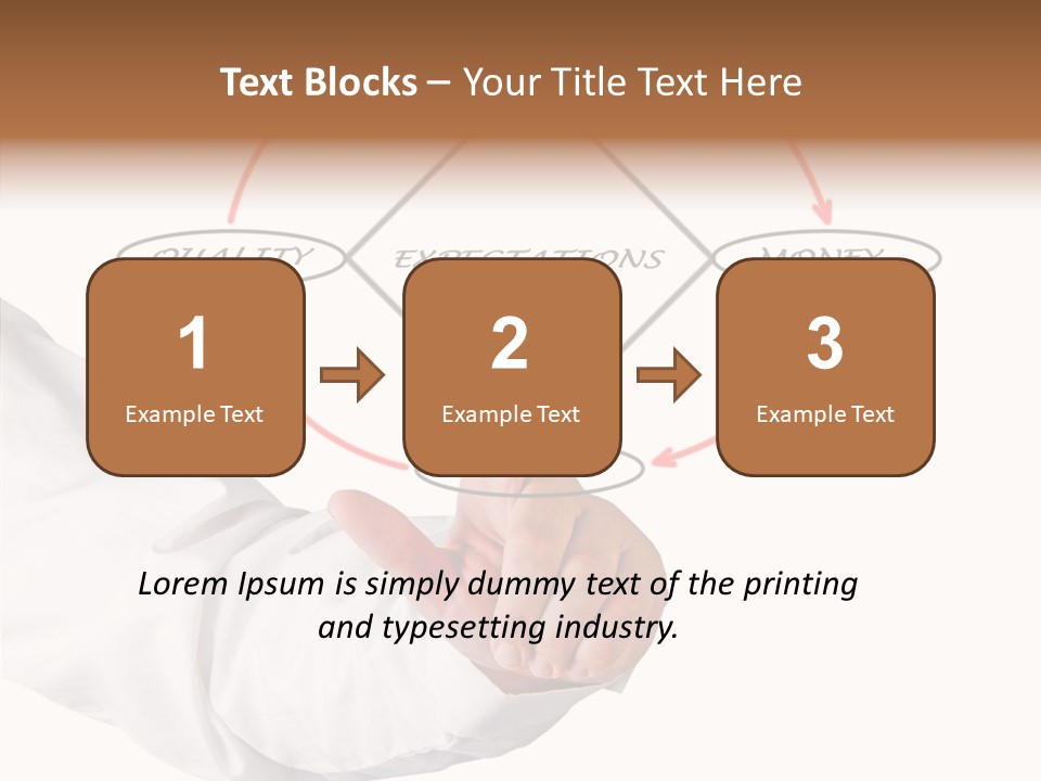 Project Teach Arm PowerPoint Template