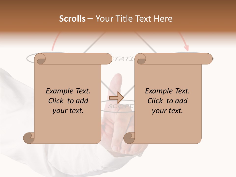 Project Teach Arm PowerPoint Template