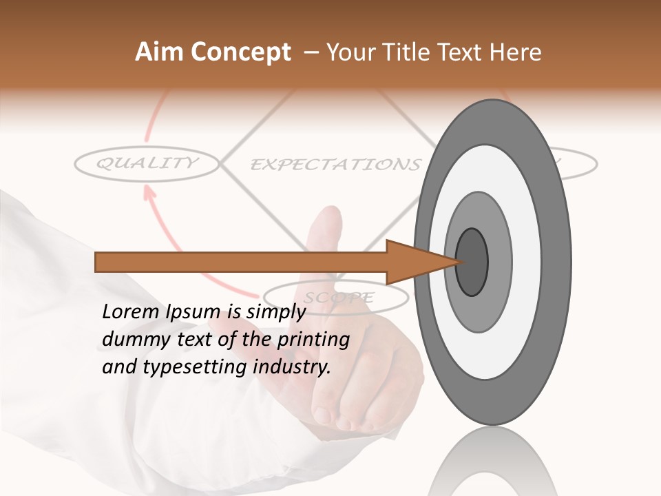 Project Teach Arm PowerPoint Template