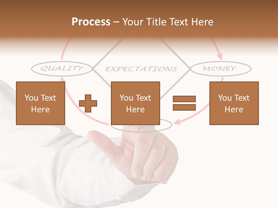 Project Teach Arm PowerPoint Template