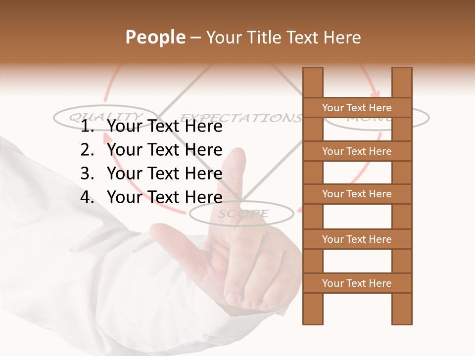 Project Teach Arm PowerPoint Template