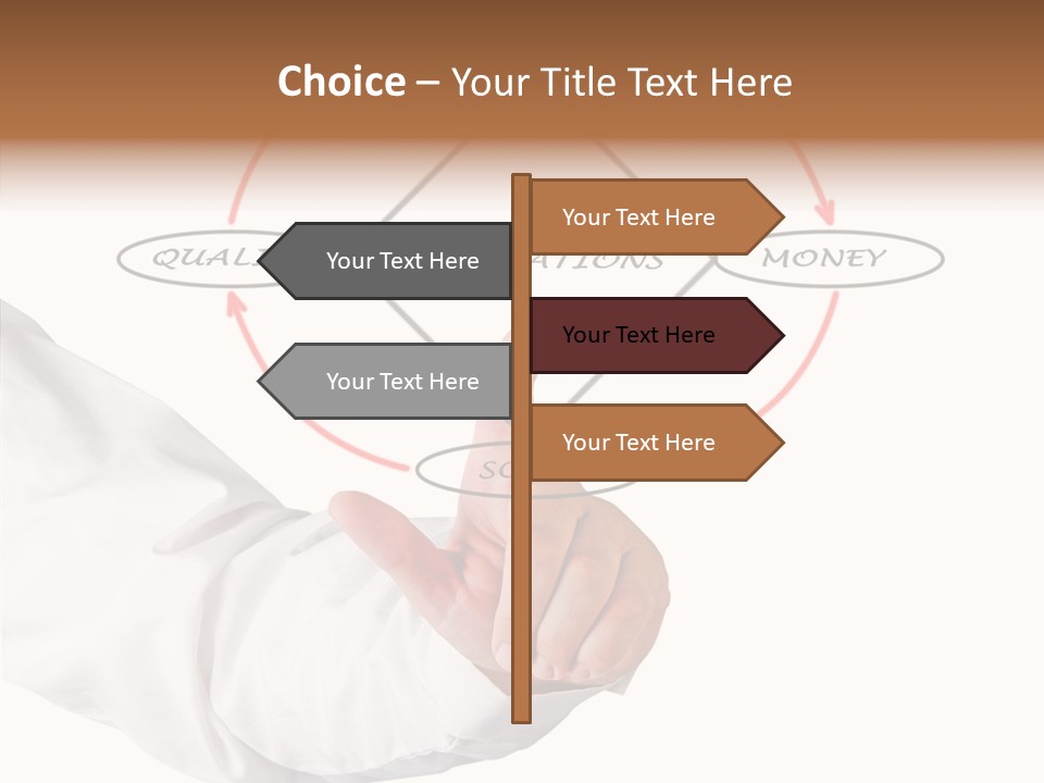 Project Teach Arm PowerPoint Template
