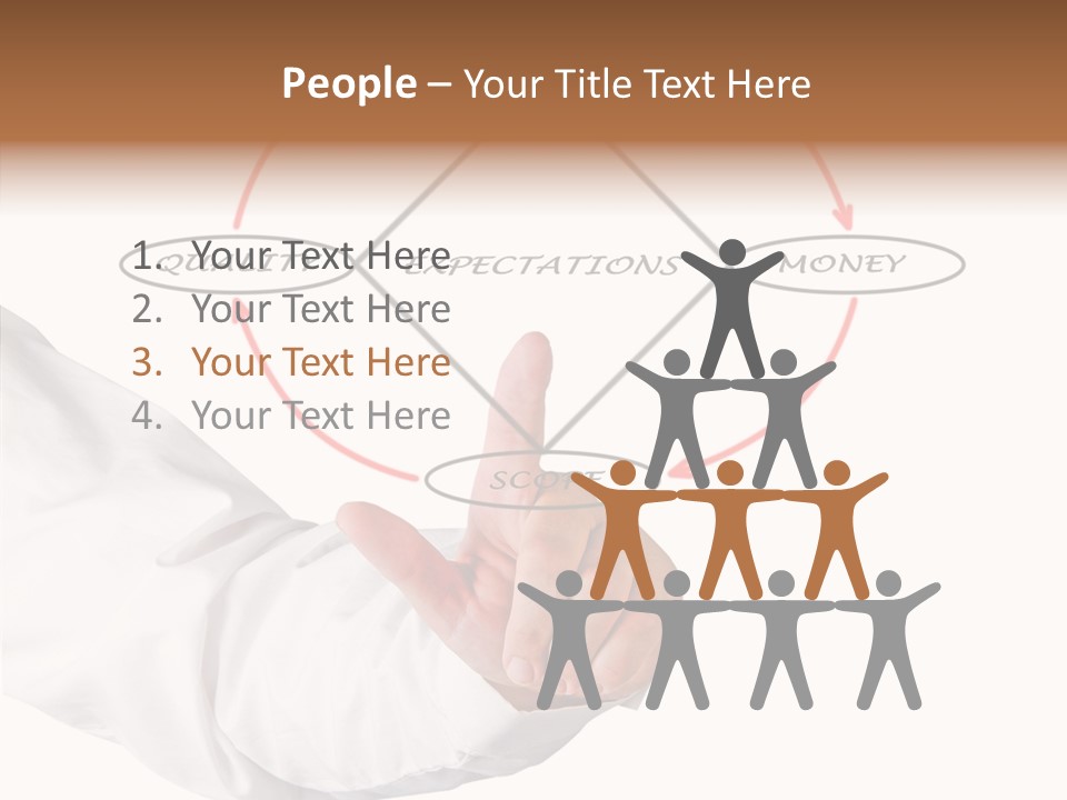 Project Teach Arm PowerPoint Template