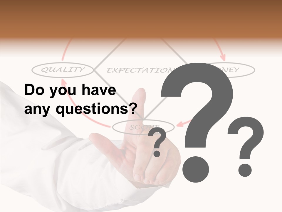 Project Teach Arm PowerPoint Template