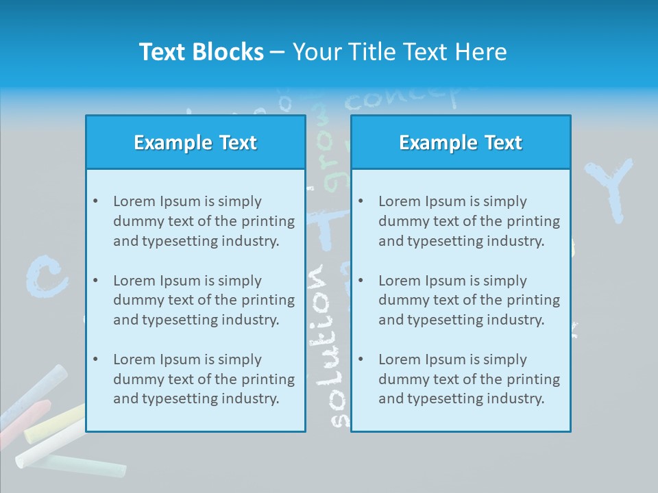 Conceptual Success Board PowerPoint Template