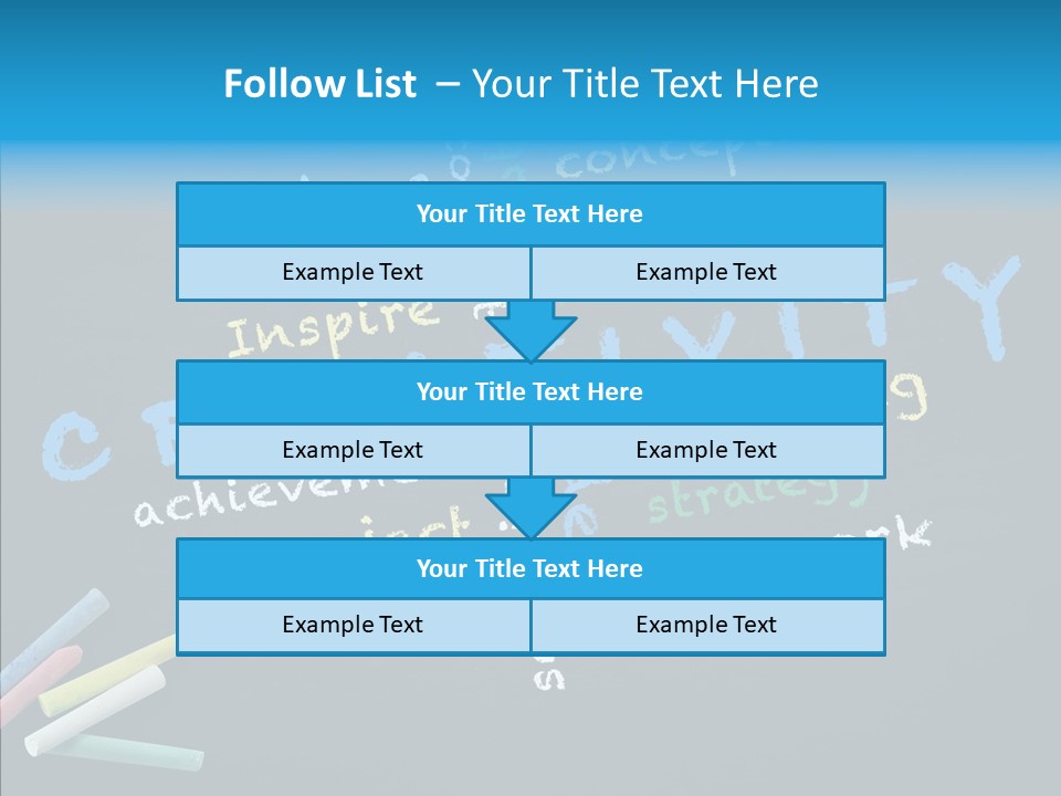 Conceptual Success Board PowerPoint Template