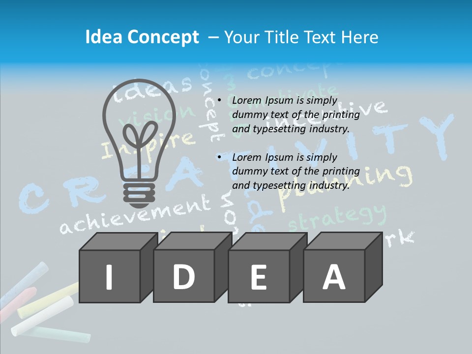 Conceptual Success Board PowerPoint Template
