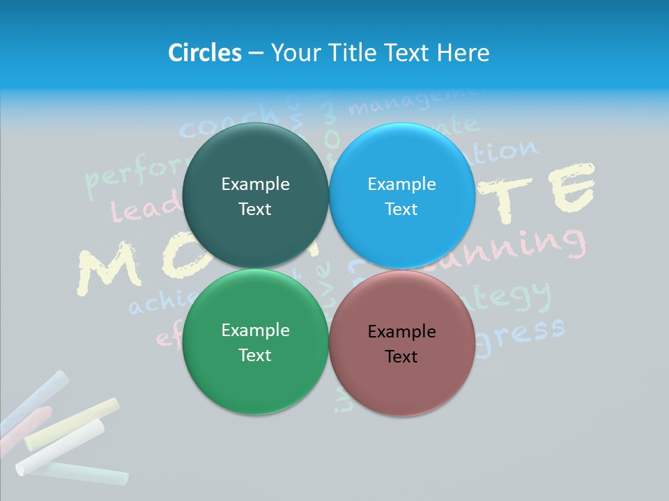 Motivate Flow Background PowerPoint Template
