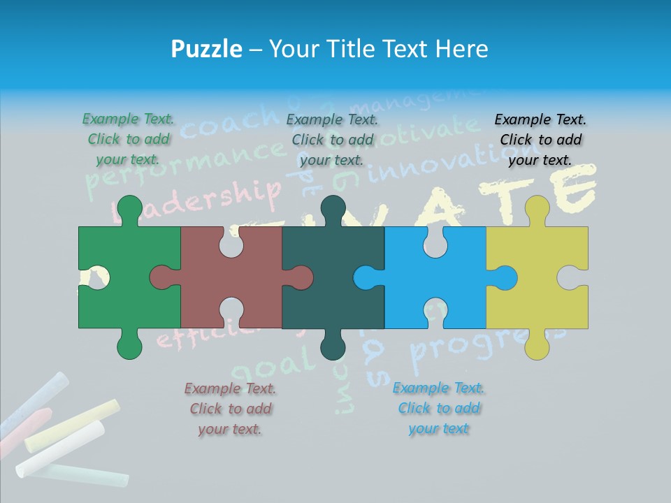 Motivate Flow Background PowerPoint Template