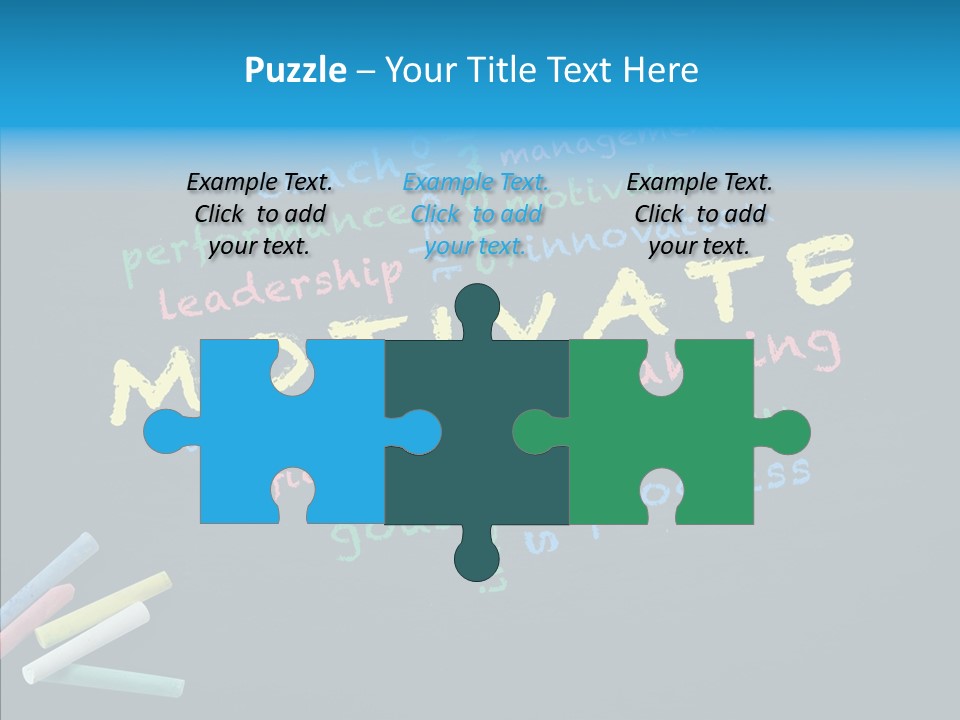 Motivate Flow Background PowerPoint Template