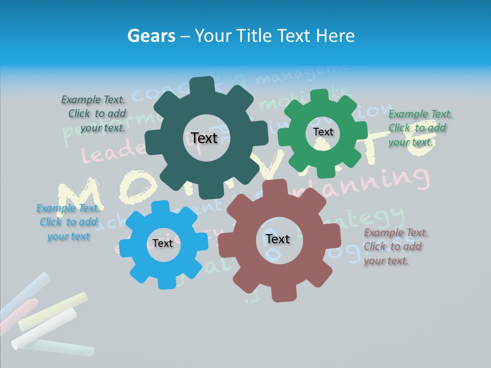 Motivate Flow Background PowerPoint Template