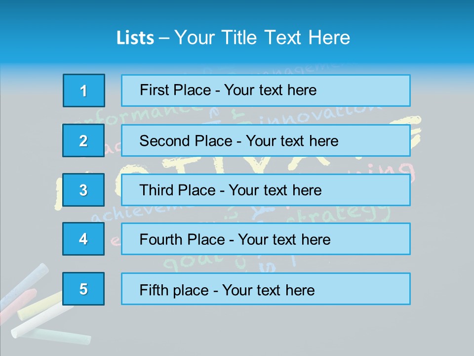 Motivate Flow Background PowerPoint Template