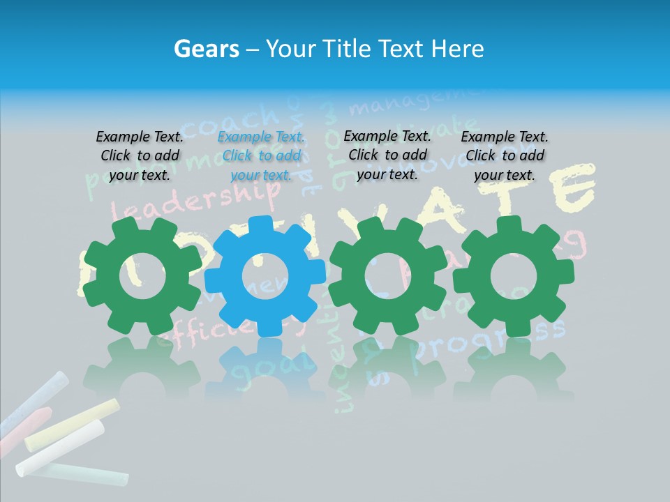 Motivate Flow Background PowerPoint Template