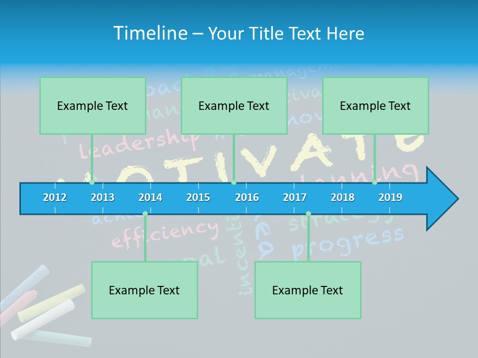 Motivate Flow Background PowerPoint Template