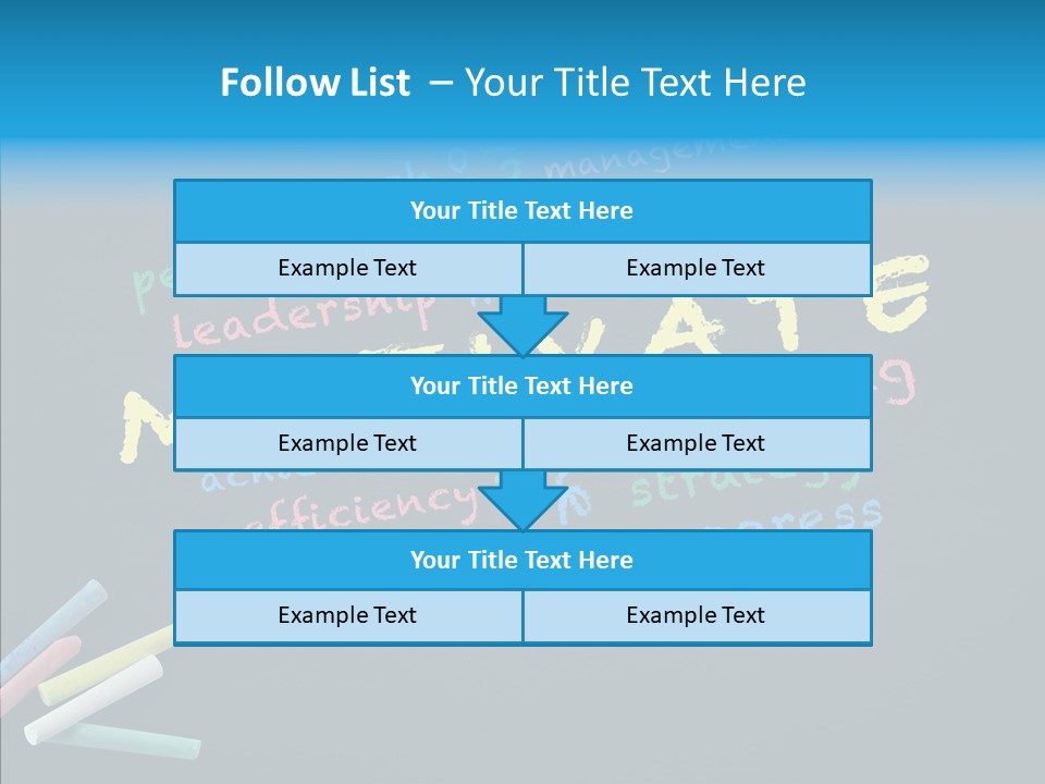 Motivate Flow Background PowerPoint Template