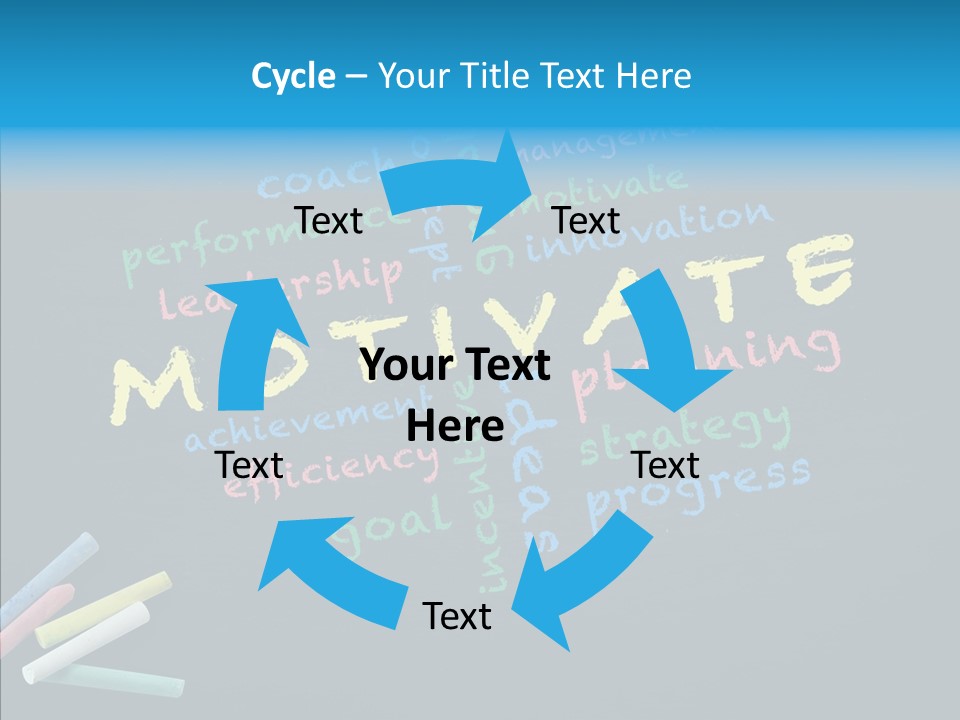 Motivate Flow Background PowerPoint Template