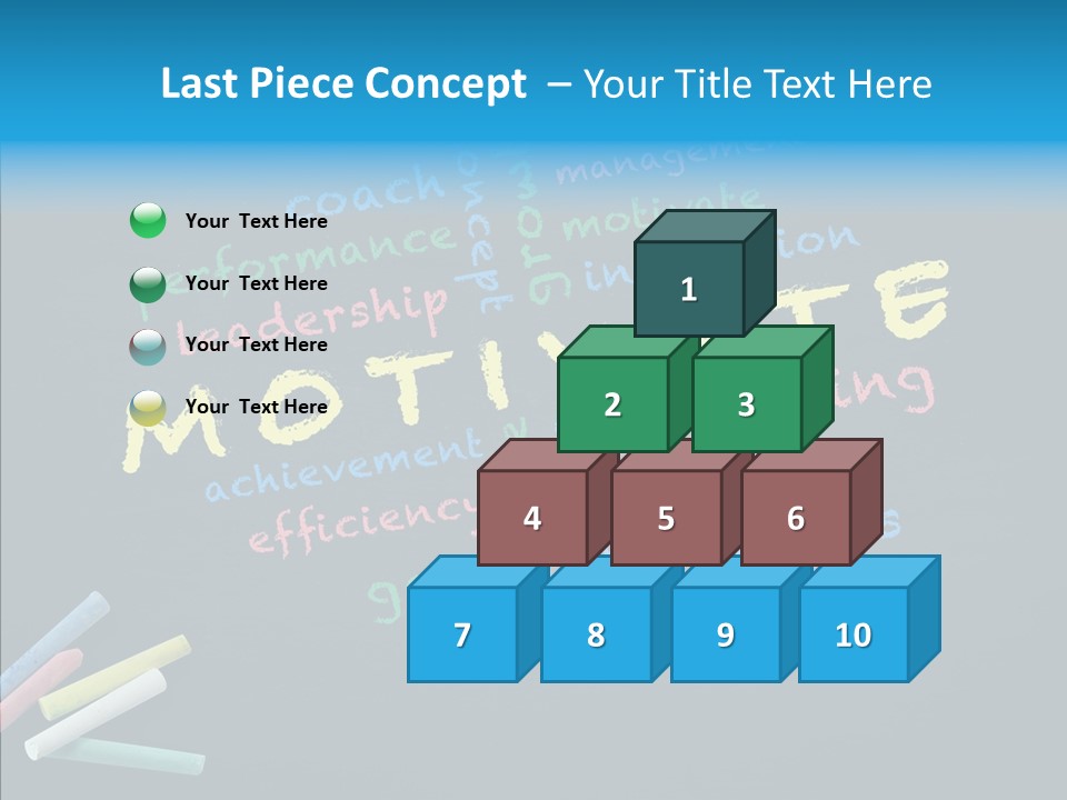 Motivate Flow Background PowerPoint Template