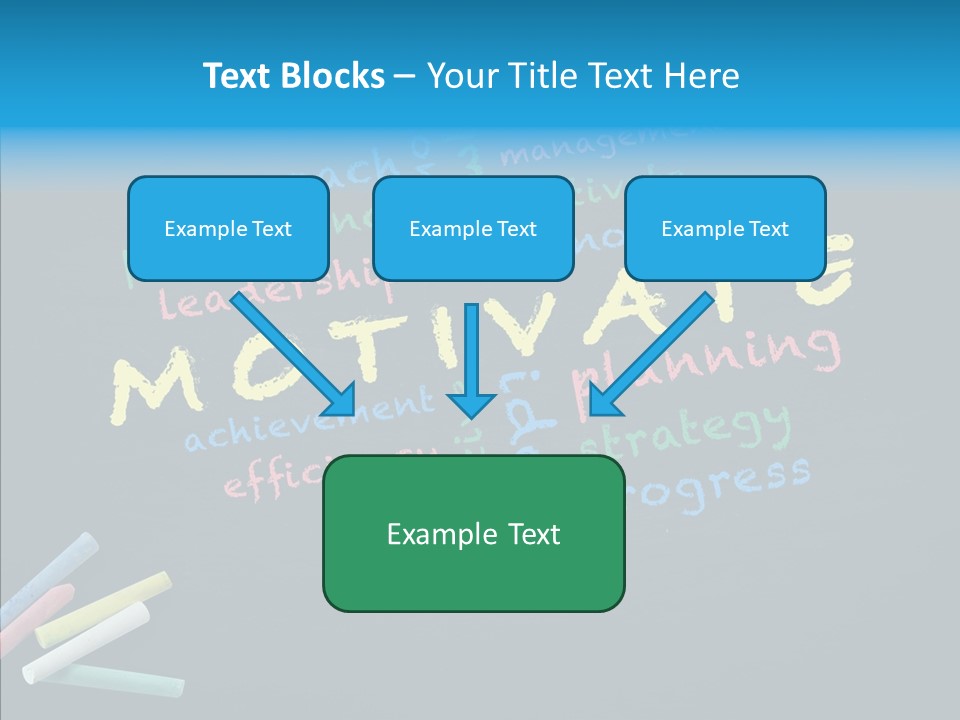 Motivate Flow Background PowerPoint Template