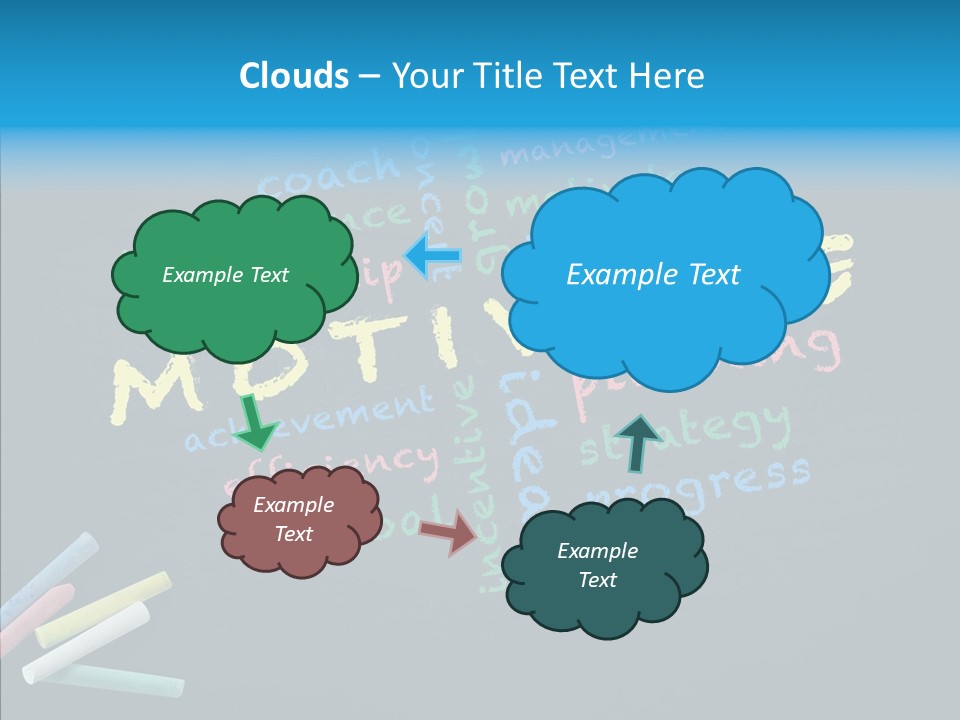 Motivate Flow Background PowerPoint Template