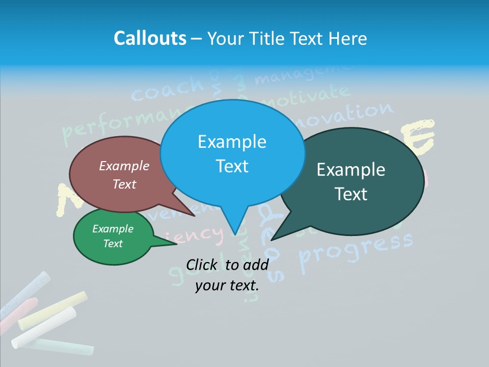 Motivate Flow Background PowerPoint Template