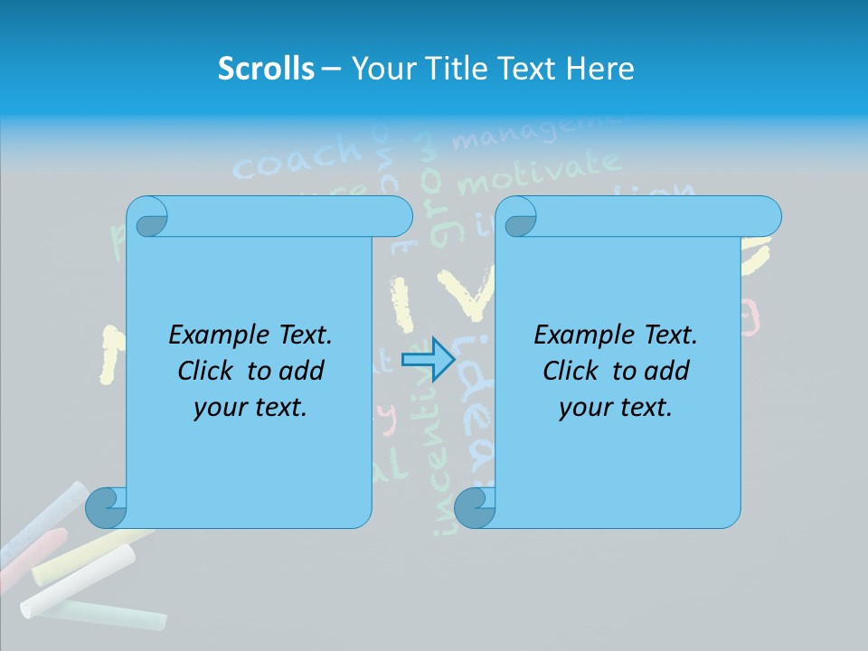 Motivate Flow Background PowerPoint Template
