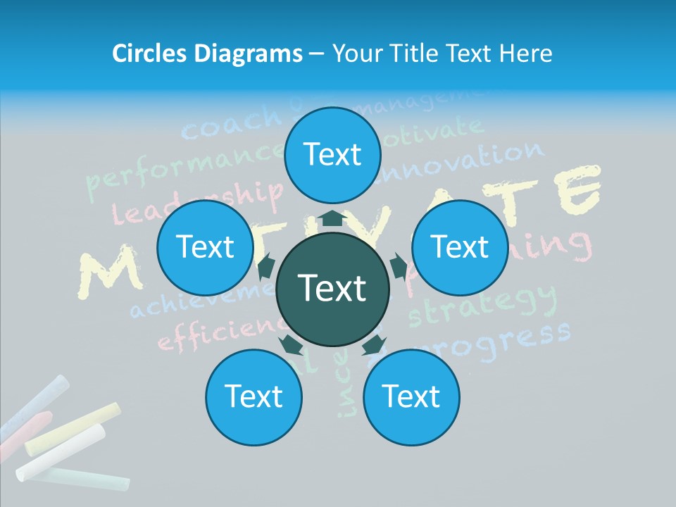 Motivate Flow Background PowerPoint Template
