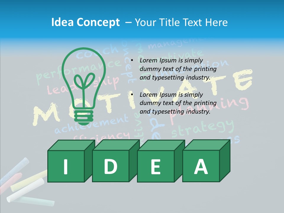 Motivate Flow Background PowerPoint Template