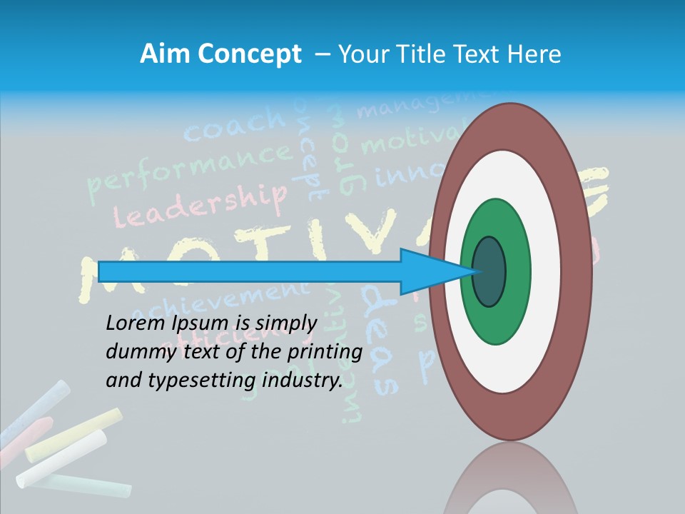 Motivate Flow Background PowerPoint Template