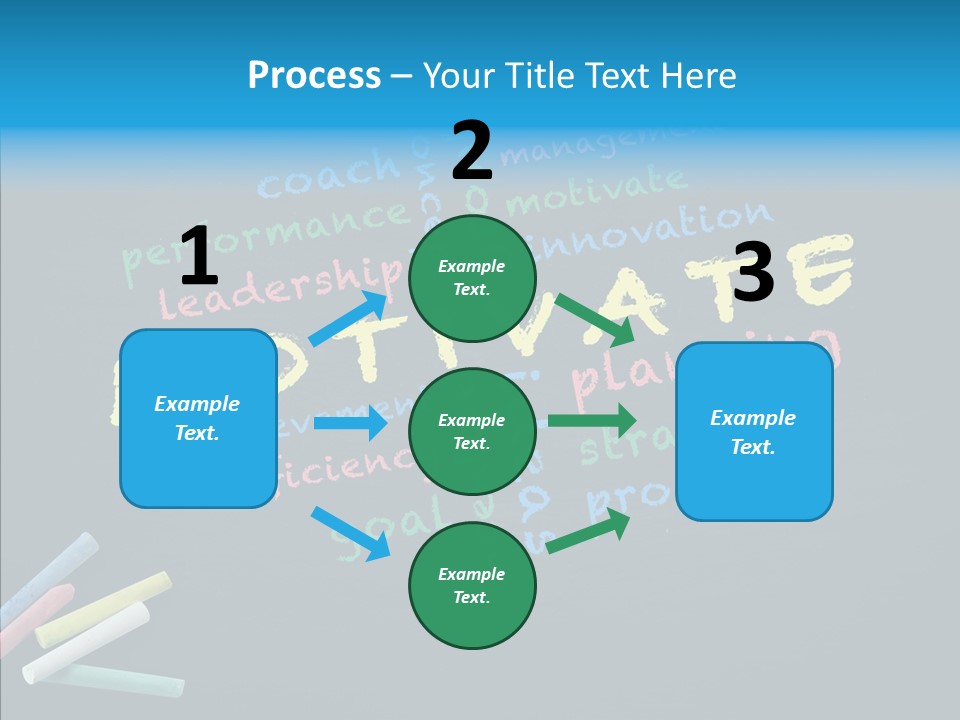 Motivate Flow Background PowerPoint Template