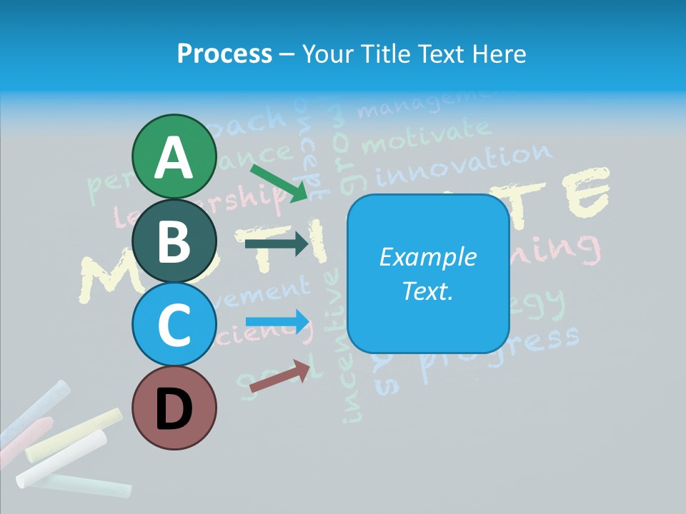 Motivate Flow Background PowerPoint Template
