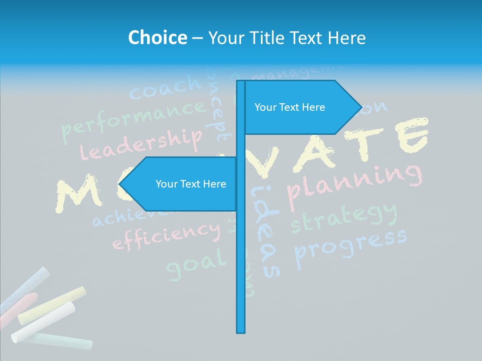 Motivate Flow Background PowerPoint Template