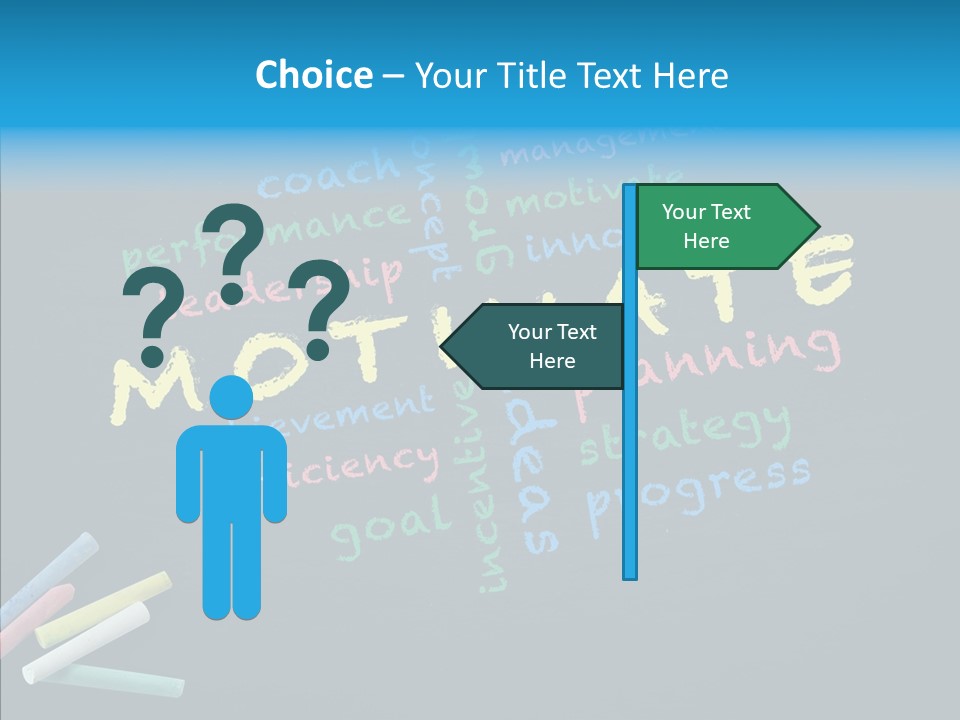 Motivate Flow Background PowerPoint Template
