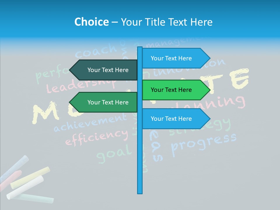 Motivate Flow Background PowerPoint Template
